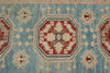 10x13 Blue and Ivory Turkish Oushak Rug