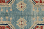 10x13 Blue and Ivory Turkish Oushak Rug