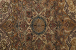 7x10 Ivory and Camel Turkish Traditional Rug