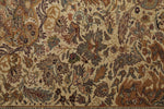 7x10 Ivory and Camel Turkish Traditional Rug