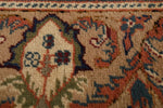 7x10 Ivory and Camel Turkish Traditional Rug