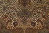 7x10 Ivory and Camel Turkish Traditional Rug