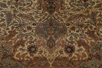 7x10 Ivory and Camel Turkish Traditional Rug
