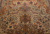 7x10 Ivory and Camel Turkish Traditional Rug