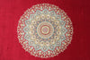 3x20 Red and Blue Turkish Silk Runner