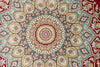 3x20 Red and Blue Turkish Silk Runner