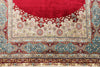 3x20 Red and Blue Turkish Silk Runner