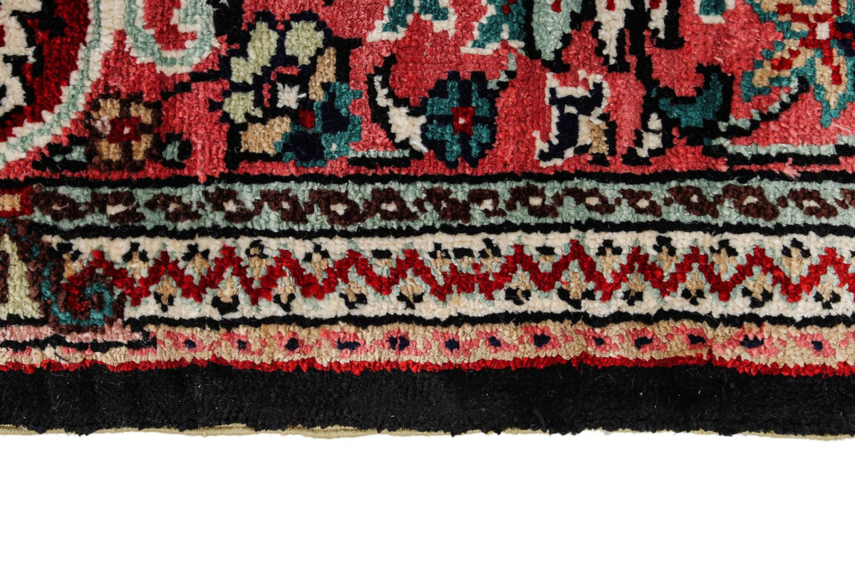 2x7 Black and Pink Turkish Traditional Runner