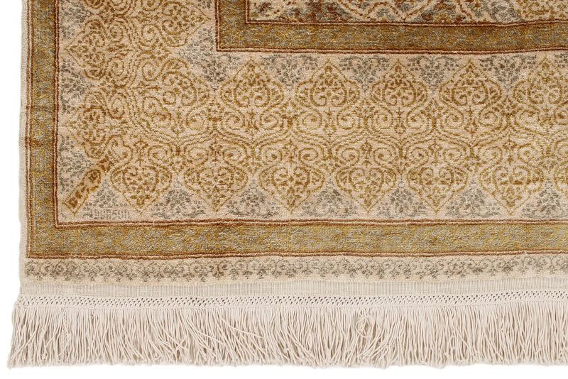 5x7 Ivory Turkish Anatolian Runner