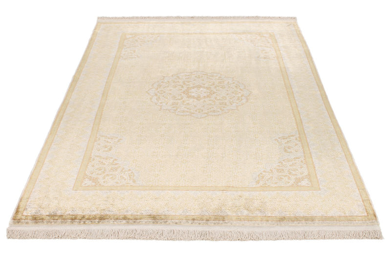 5x7 Ivory Turkish Anatolian Runner