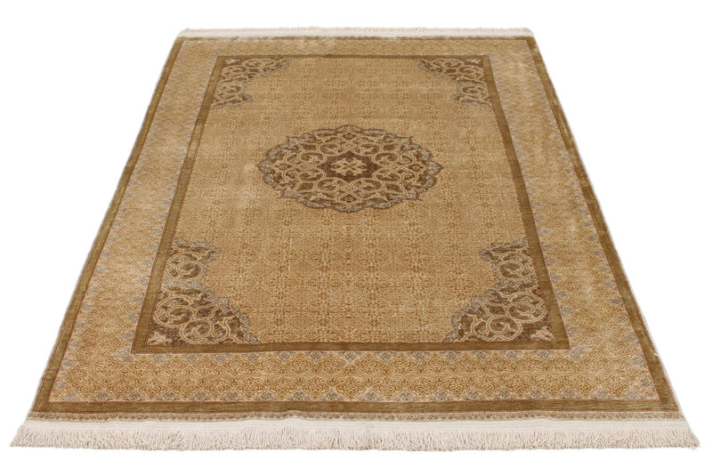 5x7 Ivory Turkish Anatolian Runner