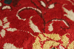 5x7 Red and Red Turkish Anatolian Rug