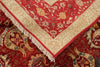 5x7 Red and Red Turkish Anatolian Rug