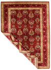 5x7 Red and Red Turkish Anatolian Rug