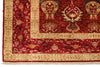 5x7 Red and Red Turkish Anatolian Rug