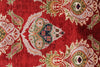 5x6 Red and Light Blue Turkish Anatolian Rug