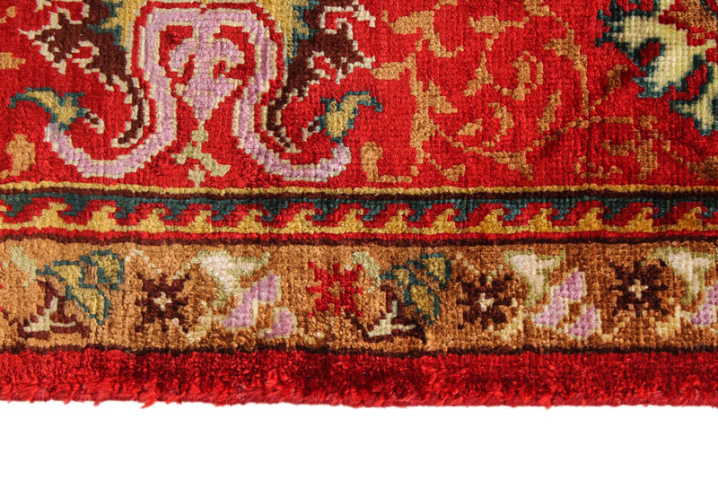 4x6 Red Turkish Silk Rug