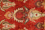 4x6 Red Turkish Silk Rug