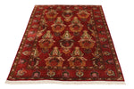 4x6 Red Turkish Silk Rug