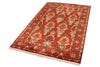 4x6 Red Turkish Silk Rug