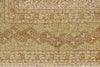 5x7 Ivory and Light Green Turkish Anatolian Rug