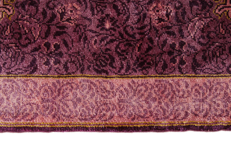 6x10 Purple and Purple Turkish Anatolian Rug