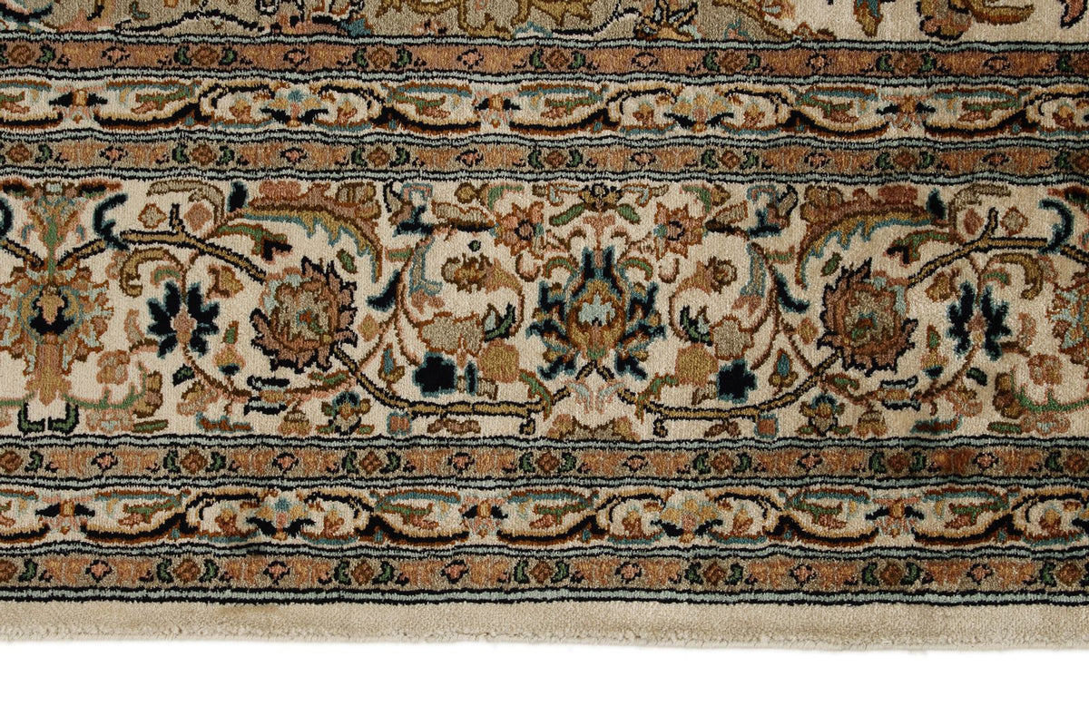 6x6 Ivory Turkish Anatolian Rug