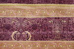 4x7 Purple and Purple Turkish Anatolian Rug