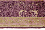 4x7 Purple and Purple Turkish Anatolian Rug