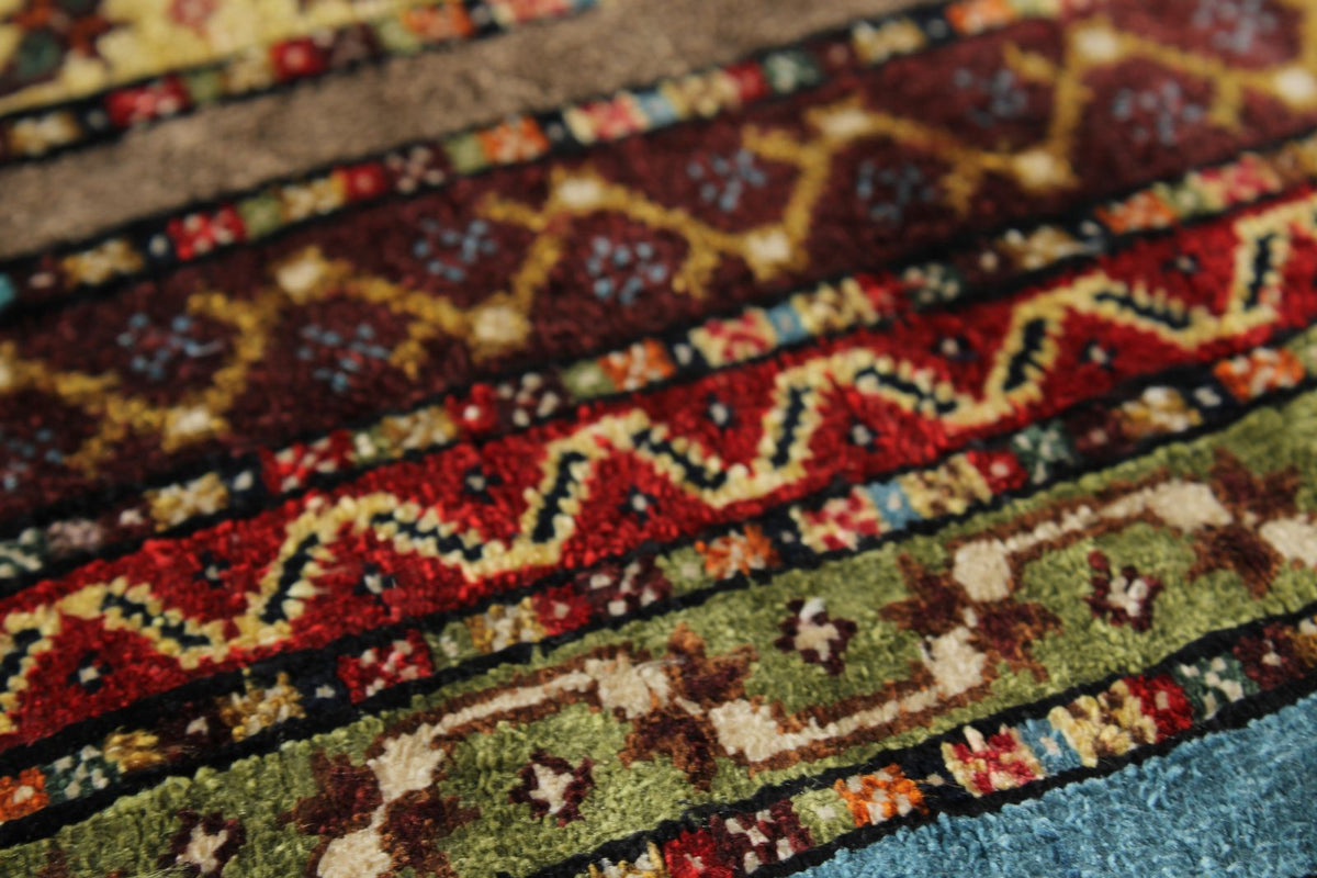 5x6 Multicolor Turkish Tribal Rug