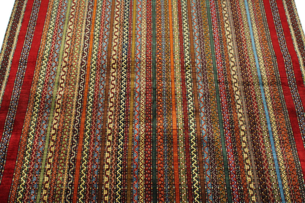 5x6 Multicolor Turkish Tribal Rug