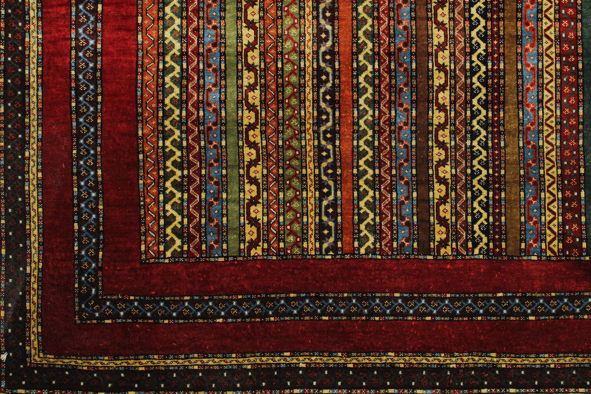 5x6 Multicolor Turkish Tribal Rug
