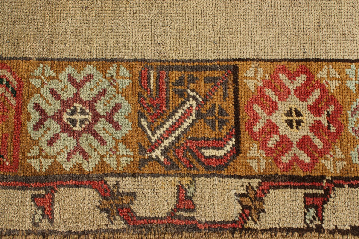 6x10 Red and Gray Turkish Tribal Rug