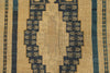 5x8 Ivory and Navy Turkish Tribal Rug