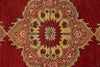 3x11 Red and Gold Turkish Tribal Runner