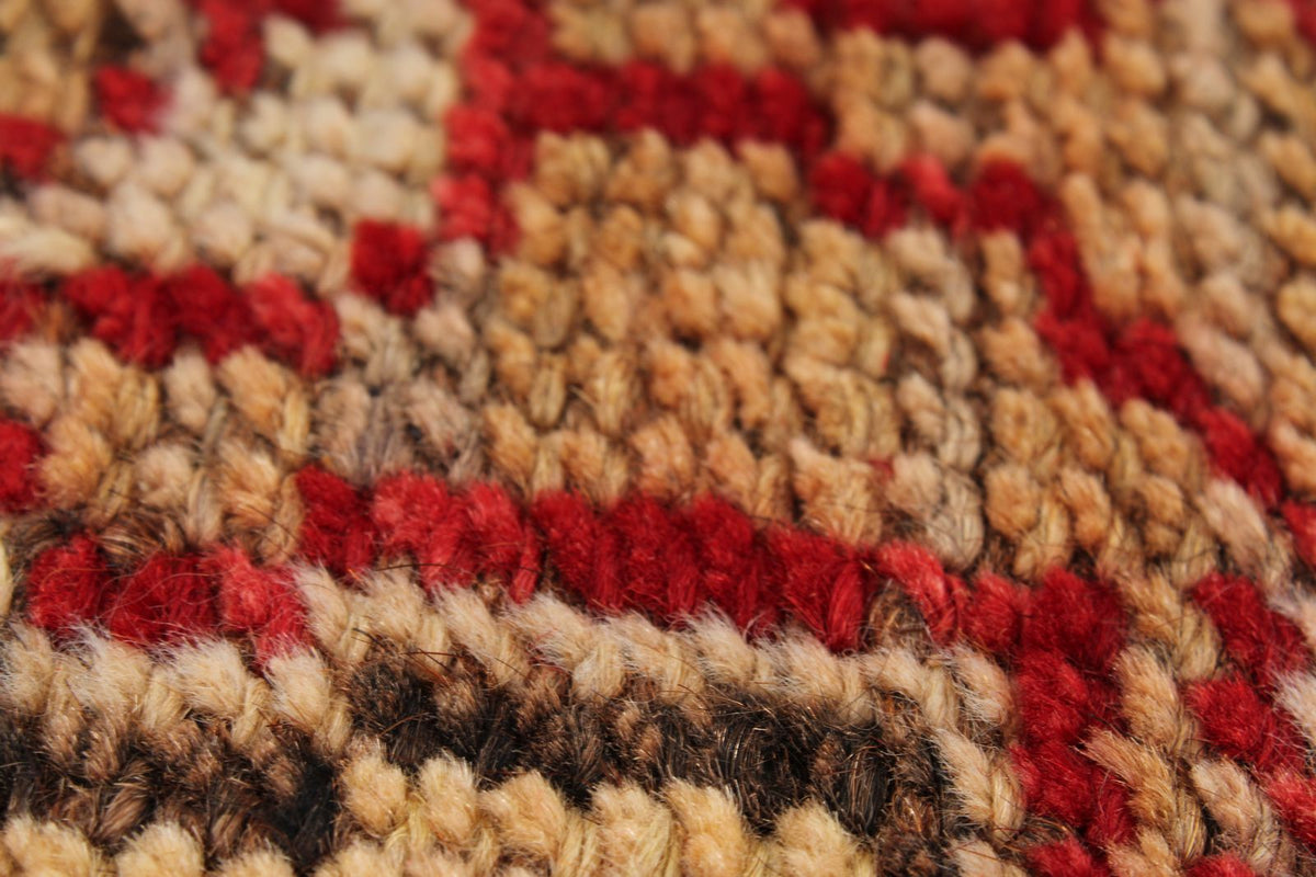 3x11 Red and Gold Turkish Tribal Runner