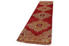 3x11 Red and Gold Turkish Tribal Runner