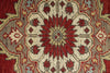 3x11 Red and Beige Turkish Tribal Runner