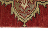 3x11 Red and Beige Turkish Tribal Runner