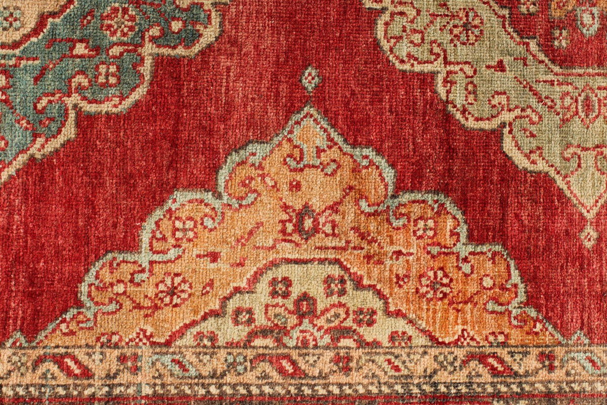 5x25 Red and Brown Turkish Tribal Runner