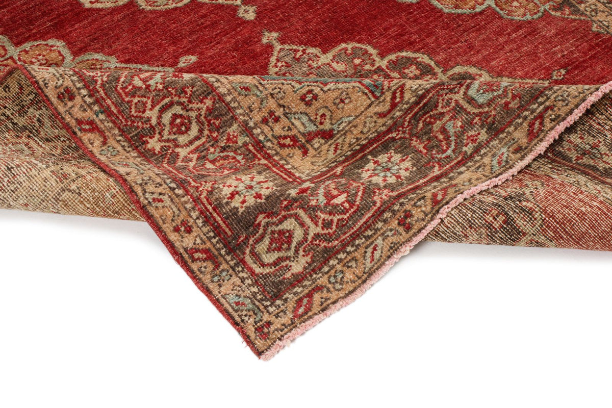 5x25 Red and Brown Turkish Tribal Runner
