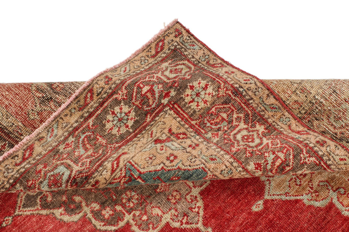 5x25 Red and Brown Turkish Tribal Runner