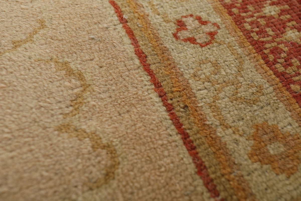 7x10 Red and Gold Turkish Traditional Rug