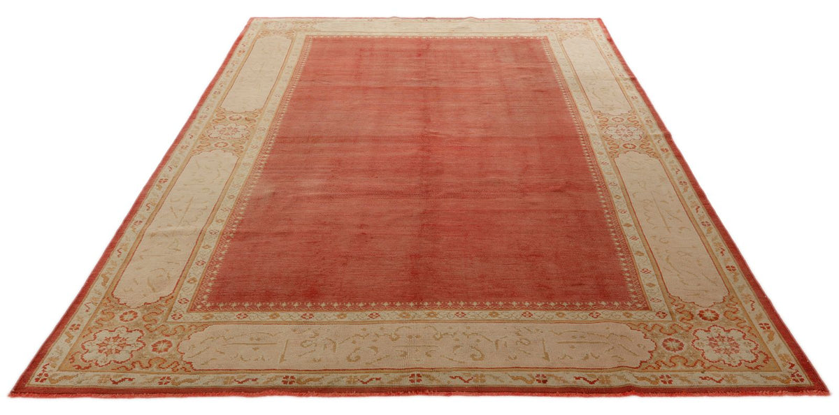 7x10 Red and Gold Turkish Traditional Rug