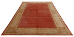7x10 Red and Gold Turkish Traditional Rug