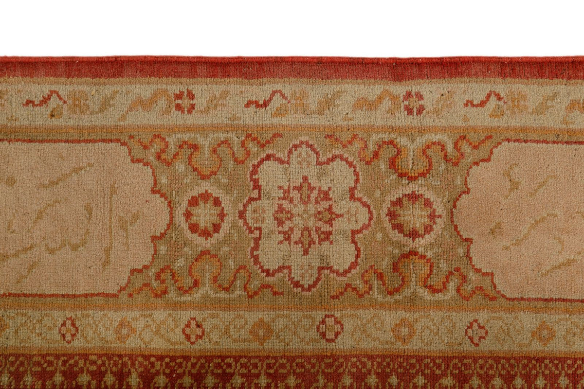 7x10 Red and Gold Turkish Traditional Rug