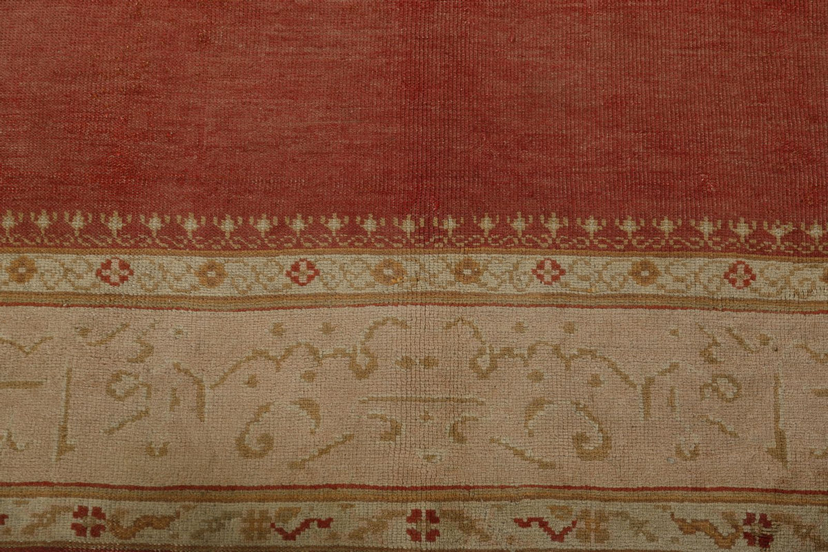 7x10 Red and Gold Turkish Traditional Rug