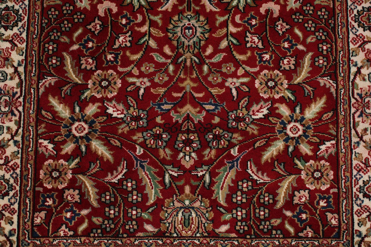 3x5 Red and Beige Turkish Traditional Rug