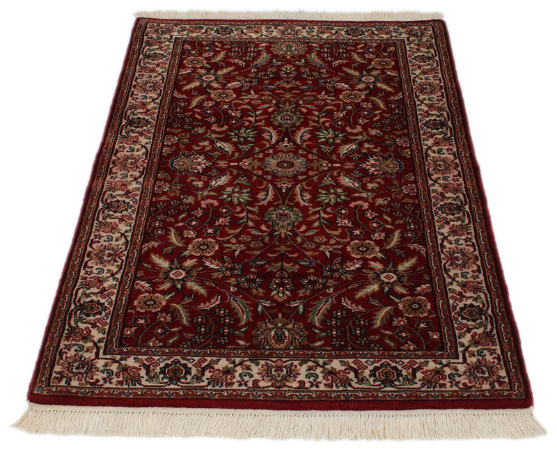 3x5 Red and Beige Turkish Traditional Rug
