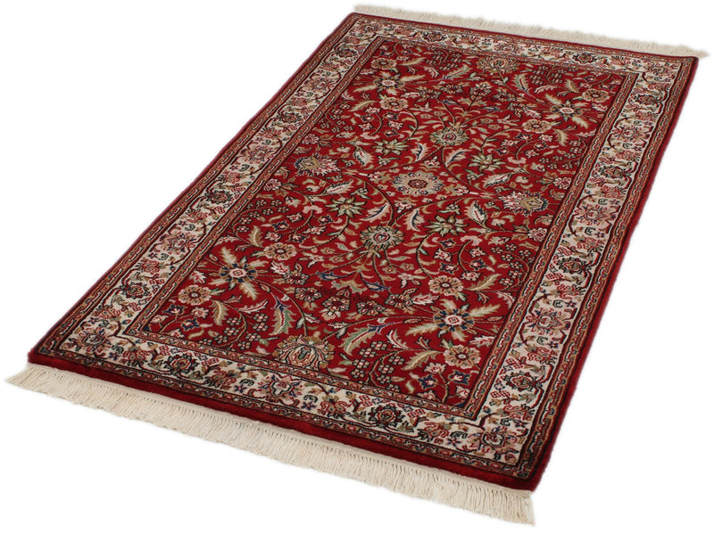 3x5 Red and Beige Turkish Traditional Rug